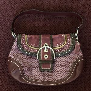 COACH Signature Canvas Soho Handbag
